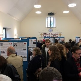 The Armistice Centenary Exhibition in The Cloisters, Stansted, Kent. 2018