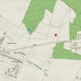 Site of the post-Norman manor in Fairseat, close to present-day Crabtree Close