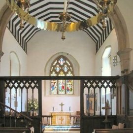 Internal view of St Mary's Church, Stansted