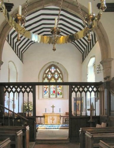 Internal view of St Mary's Church, Stansted