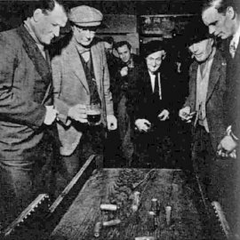 Dadlums Players at the Vigo Inn 1952